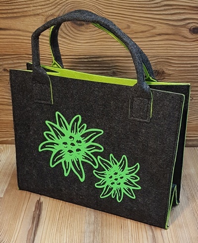 filztasche_edelweiss_gruen